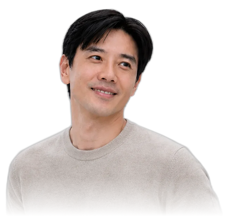 Dato' Seri Ivan Teh, AI champion and founder of Fusionex, in a beige sweater